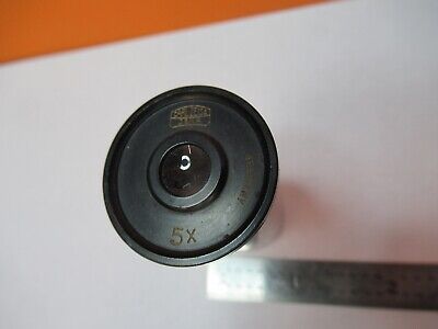 ANTIQUE CARL ZEISS 5X OKULAR EYEPIECE MICROSCOPE PART AS PICTURED &8M-A-23