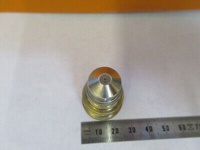 ANTIQUE BRASS BAUSCH LOMB 1.9mm LENS OBJECTIVE MICROSCOPE AS PICTURED #P4-A-81