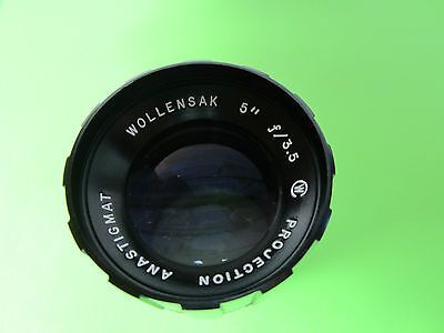 OPTICAL LENS WOLLENSAK ANASTIGMAT 5" PROJECTION OPTICS BIN#B5-06