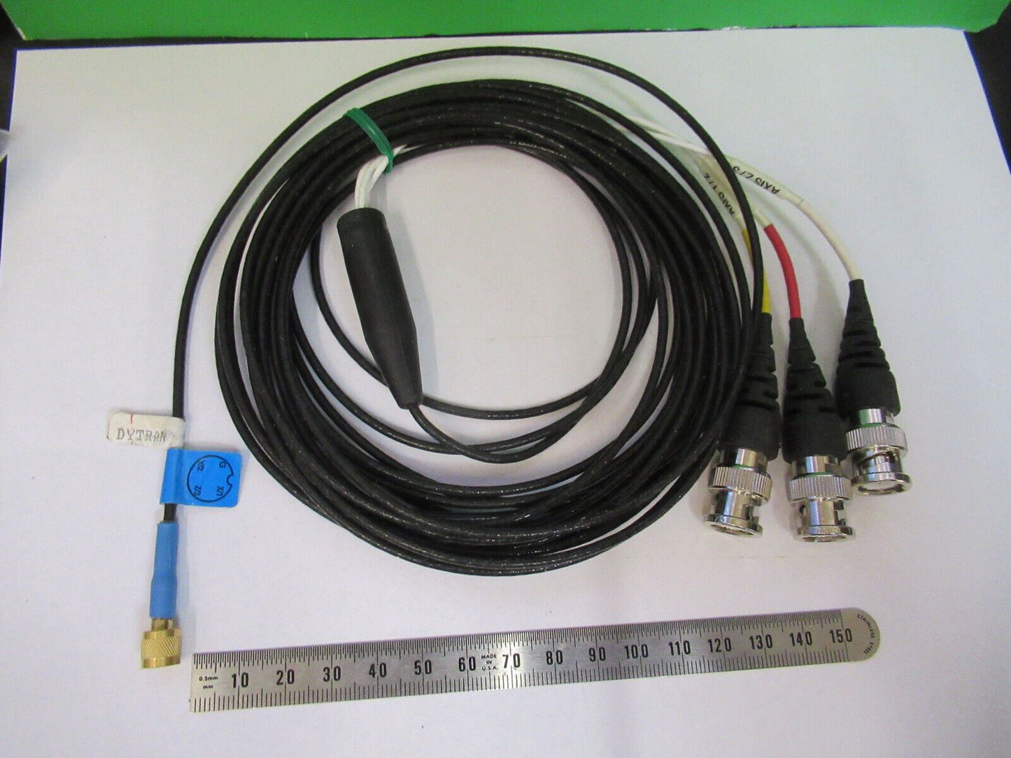 DYTRAN LOW NOISE CABLE 6811A20 for TRIAX ACCELEROMETER AS PICTURED F3-B-80