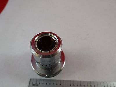 MICROSCOPE PART OBJECTIVE LEITZ NPL 5X OPTICS AS IS BIN#K8-B-05