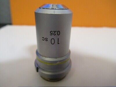 NIKON JAPAN OPTICS 10X OBJECTIVE MICROSCOPE PART AS PICTURED &1E-C-70