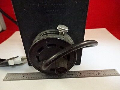 FOR PARTS MICROSCOPE SPARE NIKON LAMP HOUSING ILLUMINATOR OPTICS AS IS #AO-01