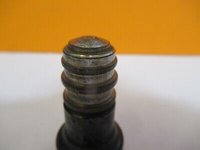 ANTIQUE BRASS REICHERT 60X OBJECTIVE MICROSCOPE PART AS PICTURED &7B-B-18