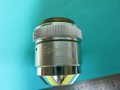 MICROSCOPE OBJECTIVE EPIPLAN HD 16X ZEISS GERMANY OPTICS BIN#B3-20