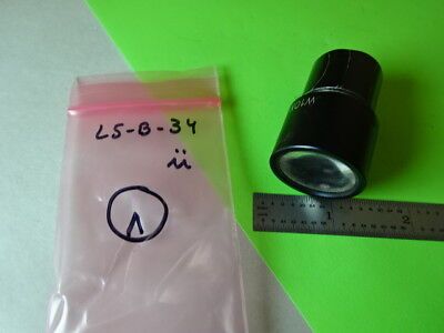 W10X HE WITH MICROMETER POINTER EYEPIECE OPTICS MICROSCOPE PART AS IS #L5-B-34