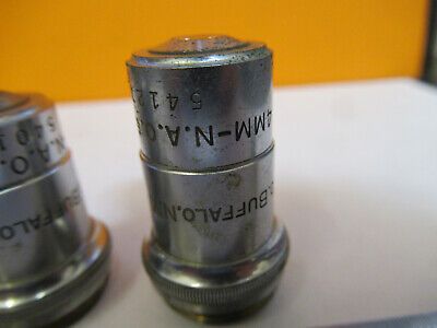 AO AMERICAN OPTICS OBJECTIVE SPENCER LOT MICROSCOPE PART AS PICTURED &8y-a-102