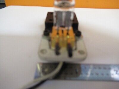 OLYMPUS JAPAN LAMP BULB HOLDER ASSEMBLY MICROSCOPE PART AS PICTURED &Q6-A-74