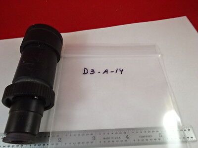 MICROSCOPE PART OLYMPUS JAPAN PHOTO OCULAR EYEPIECE OPTICS AS IS #D3-A-14