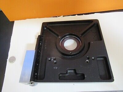 REICHERT AUSTRIA SPECIMEN XY STAGE TABLE MICROSCOPE PART AS PICTURED &1E-C-54