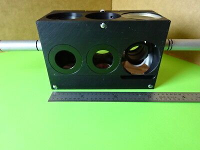 MICROSCOPE PART REICHERT POLYVAR FILTER BLOCK SLIDE 413685 OPTICS AS IS #L5-B-02