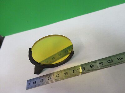 NIKON JAPAN GREEN MOUNTED FILTER OPTICS MICROSCOPE PART AS PICTURED &Q9-A-101