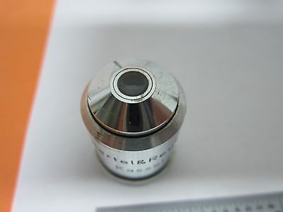 MICROSCOPE PART OBJECTIVE HERTEL KASSEL 10X OPTICS AS IS BIN#K9-46-F