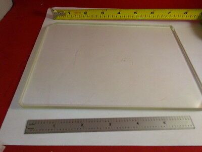 HUGE GLASS STAGE OLYMPUS MICROSCOPE PART OPTICAL OPTICS AS PICTURED &86-67