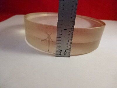 FOR PARTS THICK FLAT GLASS LENS PART OPTICAL OPTICS AS PICTURED &86-59