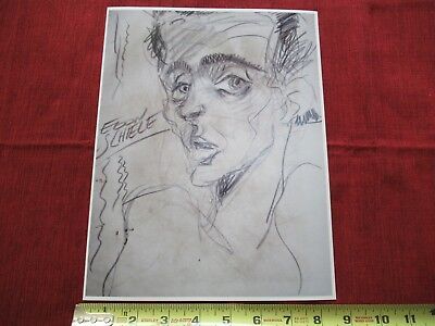 VINTAGE RARE PHOTO of ART of EGON SCHIELE AUSTRIAN PAINTER KLIMT protege #lob-C