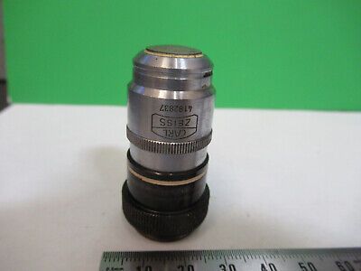 CARL ZEISS GERMANY 100X /160 OBJECTIVE LENS MICROSCOPE PART AS PICTURED #R7-B-52