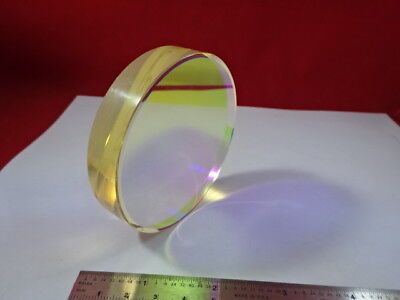 FOR PARTS ZERODUR OPTICAL FLAT DICHROIC MIRROR [dirty] COATED LASER OPTICS 94-02