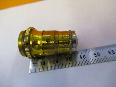 ANTIQUE RJ BECK UK BRASS OBJECTIVE MICROSCOPE PART AS PICTURED P9-A-62