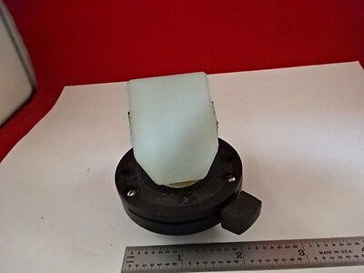 MICROSCOPE PART AO ILLUMINATOR MIRROR + DIAPHRAGM IRIS AMERICAN OPTICS  #J6-99B