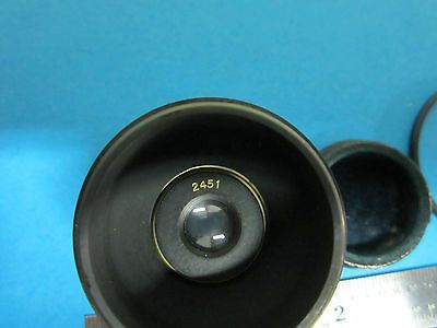 RARE MICROSCOPE OBJECTIVE LENS CARL ZEISS JENA GERMANY PLANAR 4.5X 3.5 cm OPTICS