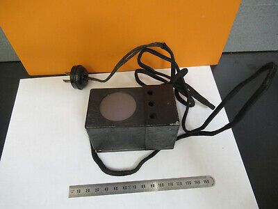 ANTIQUE AO SPENCER  ILLUMINATOR LAMP WORKS MICROSCOPE PART AS PICTURED 8Y-A-116