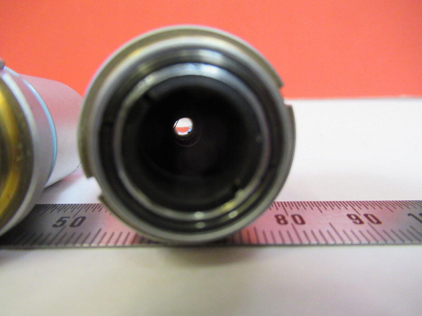 LOT NIKON JAPAN OBJECTIVES 10 40 100X OPTICS MICROSCOPE PART AS PICTURED S6-A-32