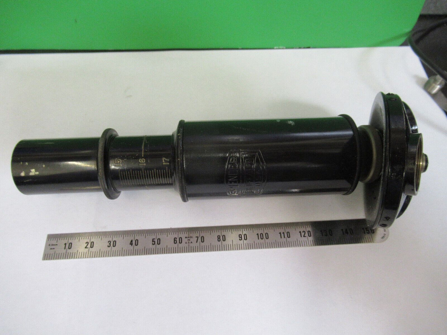 VINTAGE SPENCER TUBUS + NOSEPIECE STAGE MICROSCOPE PART AS PICTURED &R4-A-05