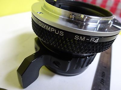 OLYMPUS SM-R4 JAPAN LENS ADAPTER CAMERA MICROSCOPE PART AS IS BIN#X7-04