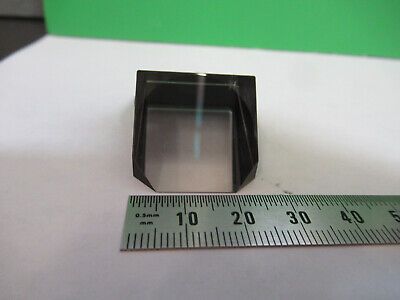 OPTICAL GLASS PRISM ZEISS GERMANY OPTICS MICROSCOPE PART AS PICTURED &A9-B-09