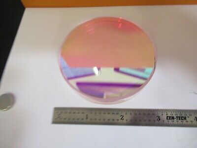 OPTICAL FLAT COATED 532nm FUSED SILICA 1/10 WAVE ZYGO OPTICS AS PICTURED Q6-A-90