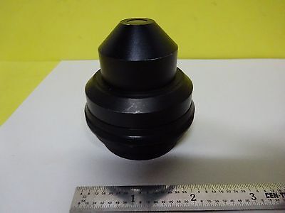 MICROSCOPE PART NIKON SUBSTAGE CONDENSER ABBE + IRIS OPTICS AS IS BIN#W9-59