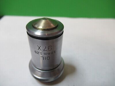 BAUSCH LOMB 97X LENS OBJECTIVE OPTICS MICROSCOPE PART AS PICTURED &Z1-A-21