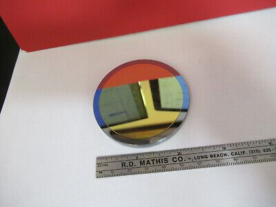 OPTICAL II-IV INFRARED MIRROR THICK SILICON WAFER OPTICS AS PICTURED &F3-FT-01