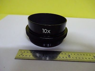 MICROSCOPE PART OBJECTIVE STEREO 10X NIPPON KOGAKU NIKON OPTICS AS IS BIN#W7-04