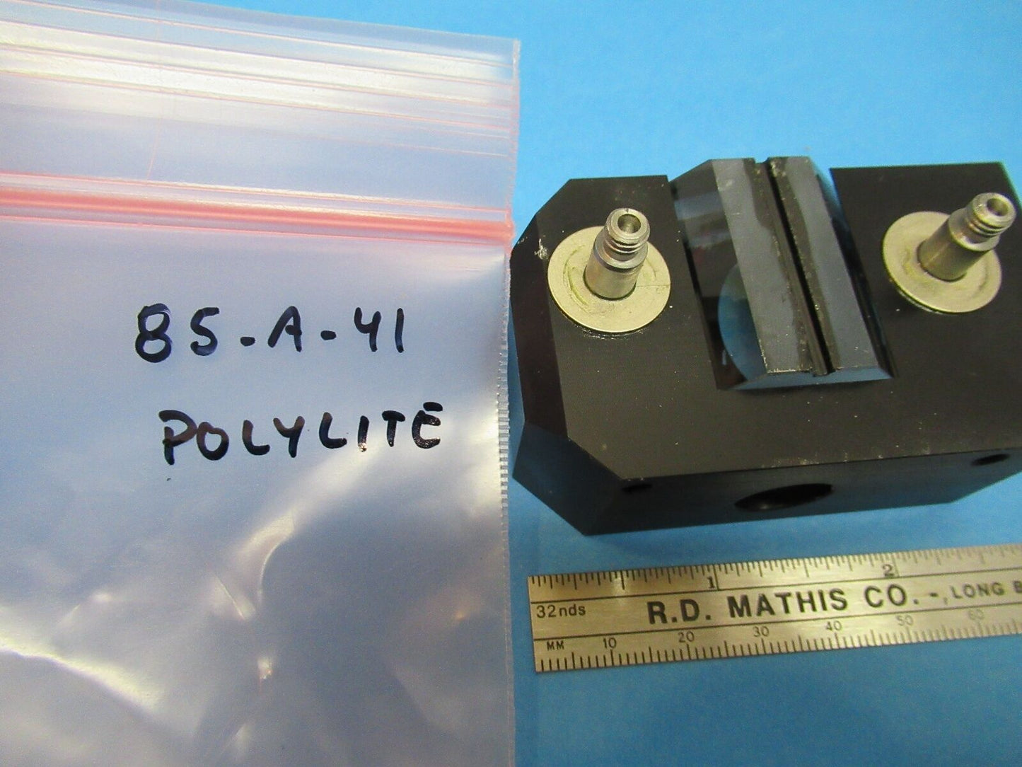 POLYLITE PRISM REICHERT AUSTRIA OPTICS MICROSCOPE PART AS IS &85-A-41