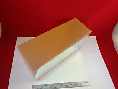 HUGE ZERODUR BLOCK OPTICAL DICHROIC MIRROR VERY NICE OPTICS AS PICTURED &Z8-01