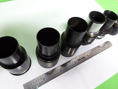 LOT 6 EA MICROSCOPE EYEPIECES ASSORTED OPTICS #W1-02