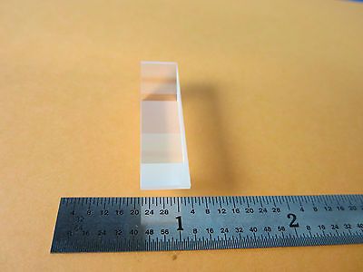 OPTICAL MIL SPEC  PRISM RECTANGULAR LASER OPTICS AS PICTURED BIN#6V-12