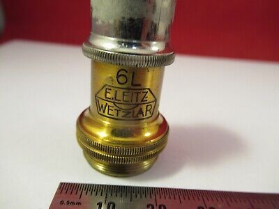 ANTIQUE ERNST LEITZ GERMANY OBJECTIVE 45X OPTICS MICROSCOPE PART AS PIC &8-B-62