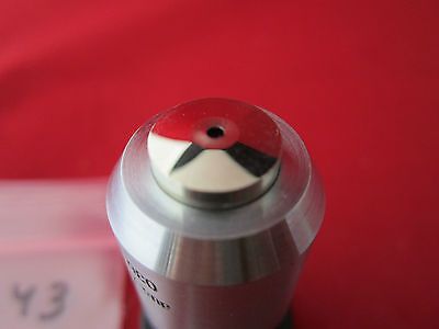 MICROSCOPE OBJECTIVE OPTICS 40X ZEISS JENA GERMANY #2-143