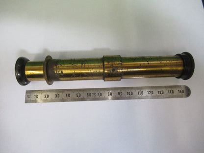 ANTIQUE BRASS TELESCOPE UNKNOWN COLLIMATOR SCOPE PART AS PICTURED Z6-A-04