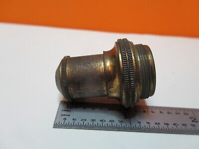 ANTIQUE BAUSCH LOMB BRASS OBJECTIVE 2/3 MICROSCOPE PART AS PICTURED &17-A-73B