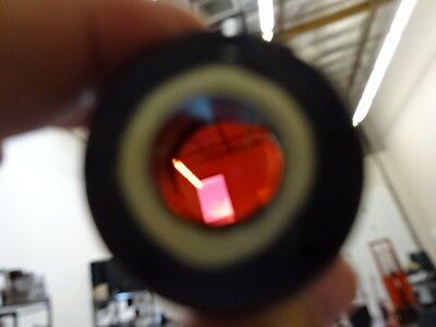 OPTICAL COATED MOUNTED LENS WINDOW  LASER OPTICS AS IS B#AH-16