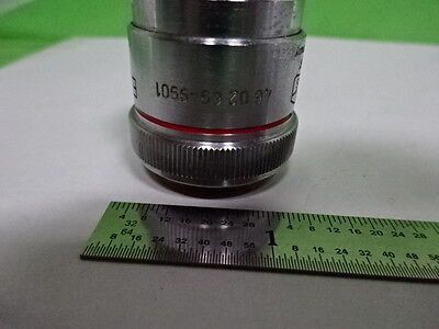 MICROSCOPE PART OBJECTIVE CARL ZEISS GERMANY EPIPLAN HD 4X OPTICS AS IS #4T-B-03