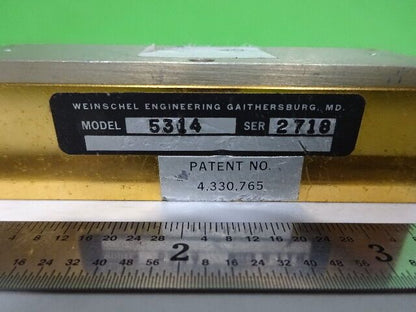 WEINSCHEL VARIABLE ATTENUATOR HF-MIKROWELLEN-FREQUENZ WIE BESEHEN #7B-A-30