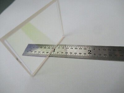 GOOD OPTICAL MIL SPEC COATED BK7 GLASS SHEET LASER OPTICS AS PICTURED &4B-FT-07