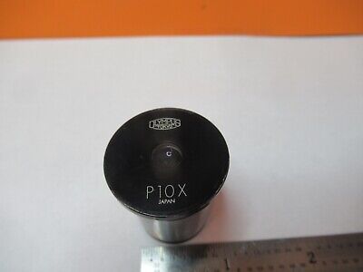 OLYMPUS JAPAN P10X LENS EYEPIECE MICROSCOPE PART OPTICS AS PICTURED &85-B-122