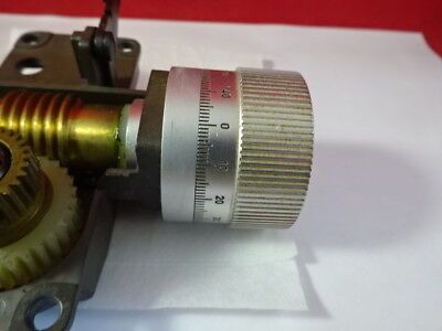 MICROSCOPE PART 020-441.031-005 KNOBS MECHANISM LEITZ GERMANY AS PICTURED &95-41