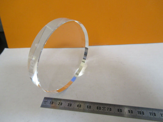 OPTICAL FUSED SILICA FLAT UNCOATED PRO OPTICS 3" DIAMETER AS PICTURED #P4-B-09